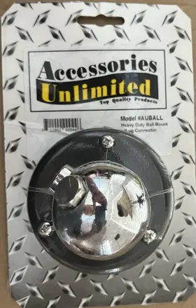 Qrvg-3 Acessories Unlimited Accessories Side Ball Cb Antenna 3/8-24 Mount - Model Auball