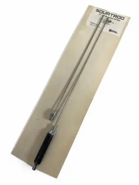 93-425 American Electronics 29 Inch Squat Rod Center Loaded Cb Antenna New