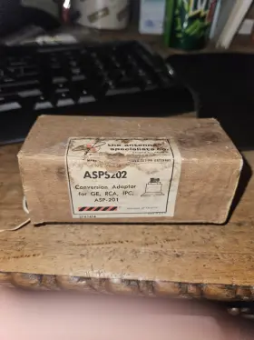 Asps202 Antenna Specialists Rare Vintage Nos The Conversion Adaptor Ge Rca