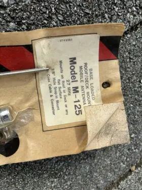M-125 Antenna Specialists 3/8 Inch Hole Snap In Roof Deck Mount #2