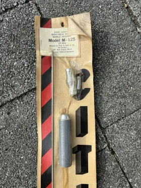 M-125 Antenna Specialists 3/8 Inch Hole Snap In Roof Deck Mount #3