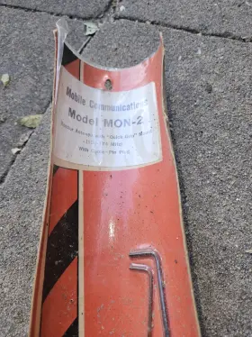 130-174 Antenna Specialists Mon-2 Vintage Nos Monitor Mhz With Cable Plug