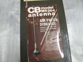 Ms264 Antenna Specialists Am / Fm Cb Disguise Cowl Deck Fender Mount Base Load