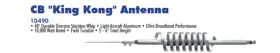 10490 Aries King Kong Universal Cb Antenna Ultra Broadband Performance New 10490 Aries King Kong Universal Cb Antenna Ultra Broadband Performance New