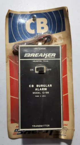 13-188 Breaker Antenna Cb Burglar Alarm Transmitter Model 13-188 Breaker Antenna Cb Burglar Alarm Transmitter Model