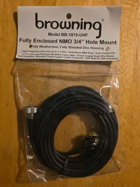 Browning Br-1015-uhf Model Fully Enclosed Nmo 3/4 Hole Mount