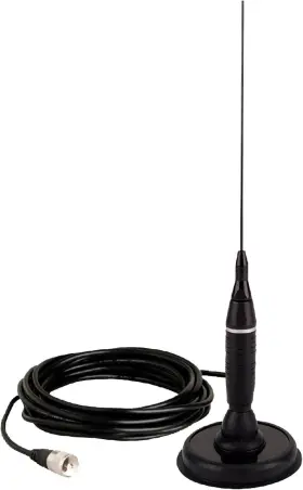 Cobra 916401281484 Hg A1000 18.5 Inch Magnetic Mount Cb Antenna - Heavy Duty Magnet