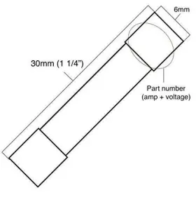 6.30.20amp.slow.glass Dealenvy Dealenvy- Microwave Fuse- 20 Amp 125-250v Max Slow-blow 6x30mm Glass #2