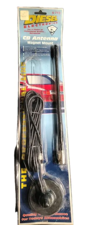 Diesel Electronics 4-713 Vintage Cb Radio Antenna By New Old Stock - See Desc