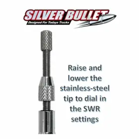 Drx-4481 Driver Extreme Silver Bullet Fiberglass Cb Antenna - 48 Inch Tall Black Drx-4481 Driver Extreme Silver Bullet Fiberglass Cb Antenna - 48 Inch Tall Black