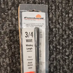 Tsm3-b Everhardt 797035488360 Lot Of 2 3/4 Wave 3 Ft Fiberglass Inch Super Flex Cb Antenna-black