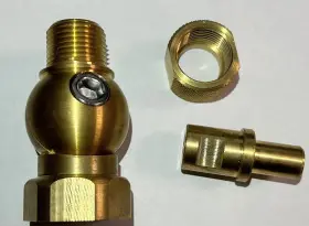 Mo-205b Fatboy Antenna Brass Mount With Quick Disconnect Heavy Duty #2