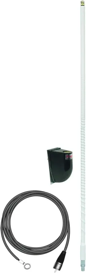 Lg4-m2 Firestik 716414360042 4ft No Ground Plane Tuneable Tip Cb Radio Antenna Kit White