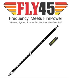 Fly45-b Firestik 45 Inch Flexible Black Cb Antenna 200 Watts 5/8 Wave Brand New #3