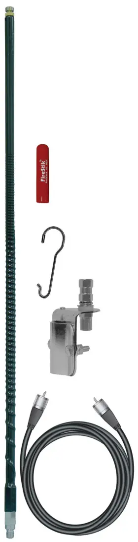 Fs3-smk-b Firestik Fs3smk-b - Black 3 Foot Single Fs Ii Cb Antenna Kit