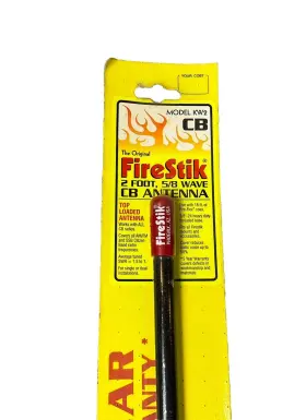 Kw2b Firestik New Kw2 Kw-2 2 Ft Fiberglass Cb Ham Antenna Black Usa Made