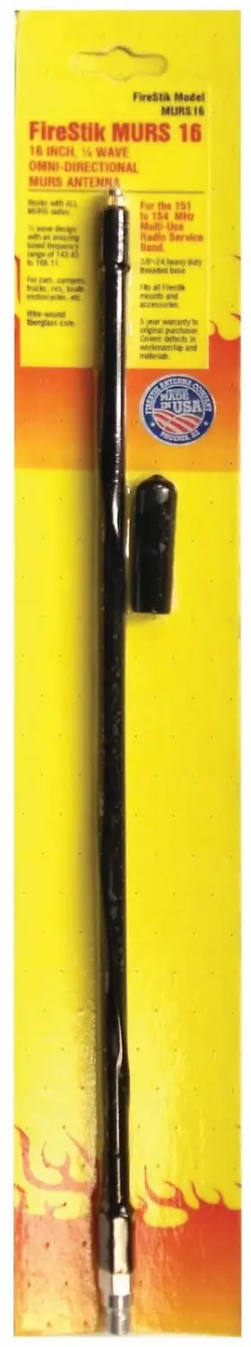 W9y-cda-murs16-b Firestik Murs16 B 16 In Murs Mobile Antenna Dot25 Wave W9y-cda-murs16-b Firestik Murs16 B 16 In Murs Mobile Antenna Dot25 Wave