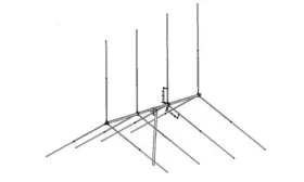 G641 Gizmotchy 6 Meter 4 Element Beam Antenna Dual Polarity -