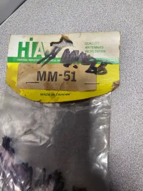 Mm-51 Hia Nos Vintage Antenna Cb Auto Replacement And Mounting Kit