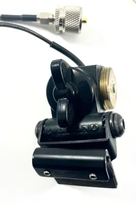 Hsr-mo-4 Hustler Hf Mobile Antenna Mast 22 Inch With 3- 56 1- 120 Whips And Mount #3