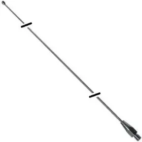 Ic-56 Hustler Stainless Steel 102 Inch Cb Radio Antenna