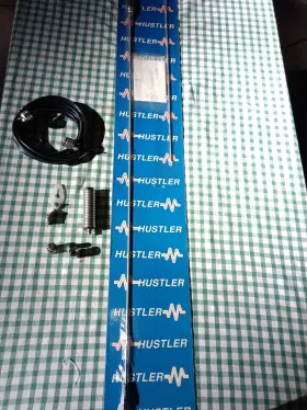 Hq-27b Hustler Wilson Hq27 55-inch 15ft Cb Coax Cable Antenna Spring Tie Down Mount