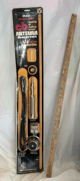Ka-2424 Kraco Vintage Cb Radio Antenna Trunk Rooftop Mount Japan New In Package