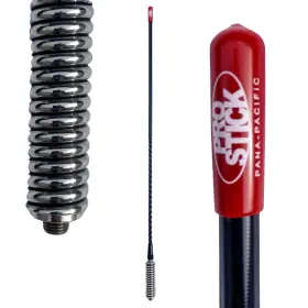 Levida 837160001888 Prostick 2 Foot Fiberglass 1000 Watt - Black Cb Radio Antenna With Heavy Dut