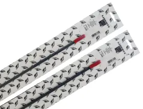 L-24b Liberty Cb Accessories Lot Of 2 4ft Composite Wound 5/16 Inch Fiberglass Whip 300 Watt - Black
