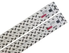 L-24w Liberty Cb Accessories Lot Of 2 4ft Composite Wound 5/16 Inch Fiberglass Whip 300 Watt - White