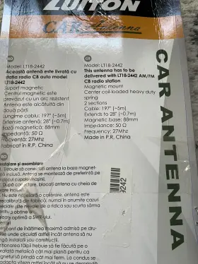 Lt18-2442 Luiton Car Cb/ Radio Antenna 28 Inch New In Original Packaging #3 Lt18-2442 Luiton Car Cb/ Radio Antenna 28 Inch New In Original Packaging #3