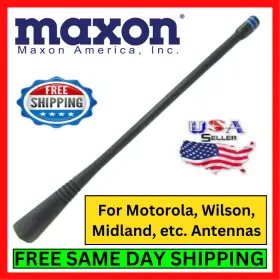 Ca5506b Maxon 450-470 Mhz 7 Inch Rubber Duck Injection Molded Mx 1/4 Wave Antenna