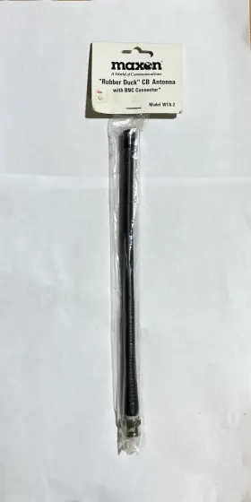 Wta-2 Maxon Inch Rubber Duck Cb Antenna With Bnc Connector New