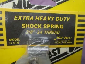C-416 Mid-west Extra Heavy Duty Trucker Spring Cb Radio Antenna Tube #2 C-416 Mid-west Extra Heavy Duty Trucker Spring Cb Radio Antenna Tube #2