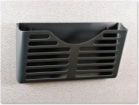 Unv08162 Office Products 13.5 Inch X 3 7 Recycled Plastic Cubicle Single File Pocket