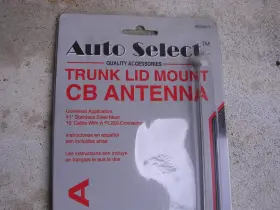 95040-1 Peterson Auto Select Vintage Cb Antenna Trunk Mount #95040-1 - 41 Inch Mast 16ft Cable Universal #2