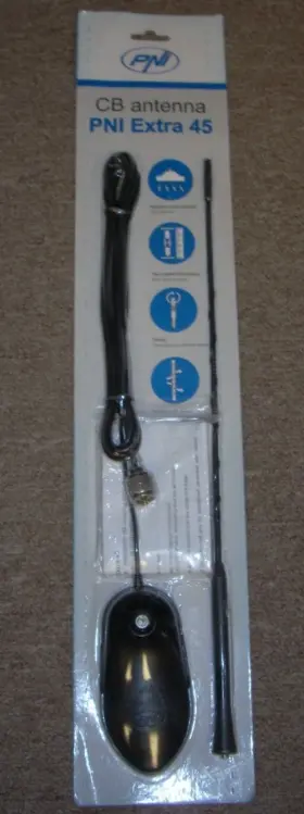 Extra45 Pni Antenna Cb Magnetic Base - 18 Inch New