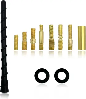 Povtii 705353698378 Car Spiral Antenna 7 Inch Auto Toppers Waterproof Retrofit Replacement