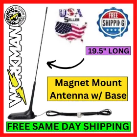 President 435992104110 Virginia F Pre-tuned Cb Radio Antenna Magnetic Mount 27mhz Vehicle Use