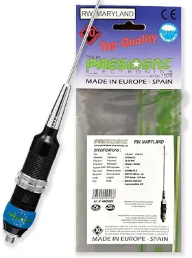 President 671839300052 Electronics Maryland Rw Cb Radio Antenna