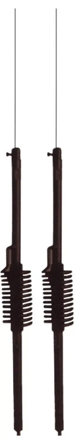 Procomm 693031619282 2 Lot Chimp-bk 5000 Watt High Power 10-11 Meter Black Cb Antennas