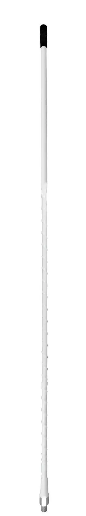 Procomm 734139002023 Jbc200w Bull Dog 2 Ft Fiberglass Whip Cb Antenna White Brand New