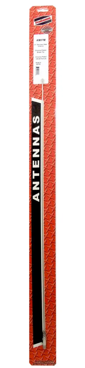 Procomm 734139727537 Ssfm 31 Inch Tall Stainless Steel 3/8 X24 Thread 2 Meter - Am/fm Procomm 734139727537 Ssfm 31 Inch Tall Stainless Steel 3/8 X24 Thread 2 Meter - Am/fm