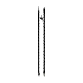 Ja84 Procomm 734139729890 - 2 Piece 7 Feet Tall 1/4 Wave Black Fiberglass Cb Antenna