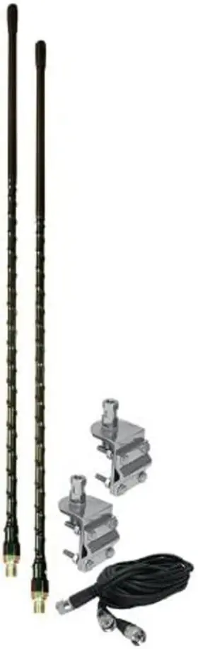 Hsd995-4b Procomm - 4ft Dual 3-way Mirror/side Mount Antenna Kit