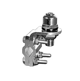 Jbc935h Procomm Mirror Radio Antenna Mount Double Groove 3/8 Inch X24 To So239 Dome Stud Cb