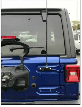 Pc31-3202 Procomm 3/8-24 Thread Antenna Mount For 2018 And Up Jeep Wrangler Jl #2