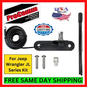 Pc31-3204b Procomm Jeep Wrangler Jl Series Antenna Kit Fiberglass 2018 - 20