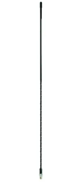 Sf2-b Procomm 2ft Black Super Flex Factory-tuned Fiberglass Antenna Brand New