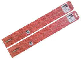 Ss-fm20 Procomm Ssfm20 Lot Of 2 Stainless Steel Antenna 20 Inch Am/fm Meter 3/8-24 Thread